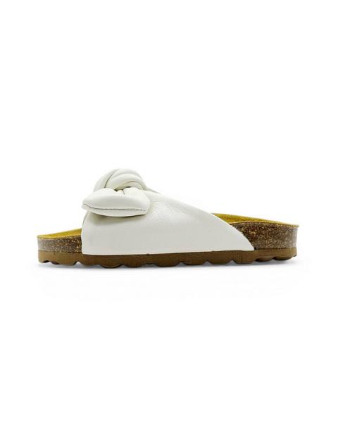 Bunny Kids Slider Sandals Vanilla Leather