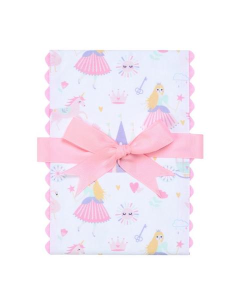 Princess Fancy Fabric Burp Cloth
