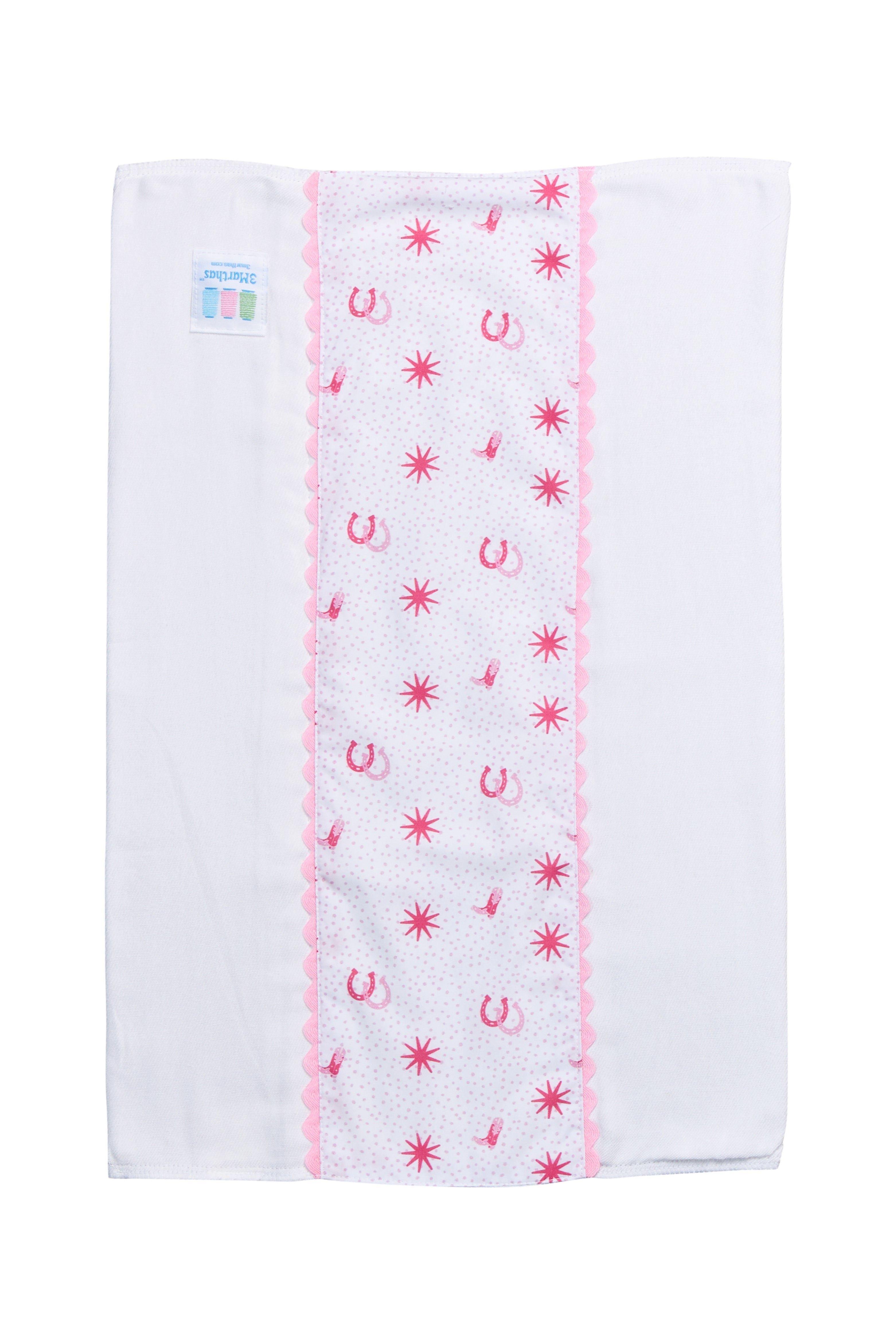 Cowgirl Fancy Fabric Burp Cloth image number 1