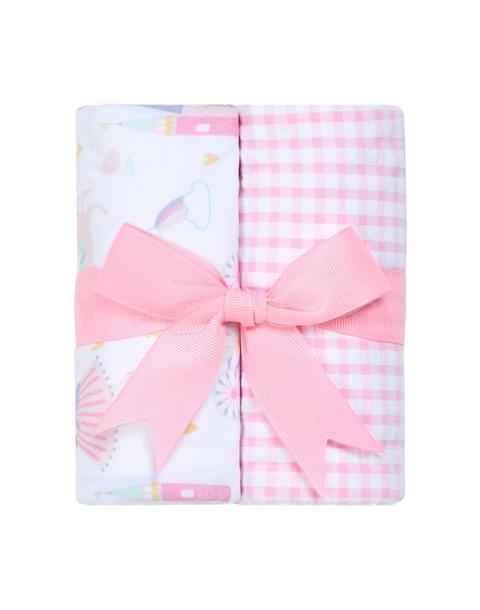 Princess Sets of Two Burp Cloths