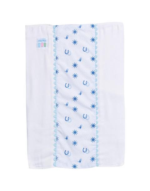 Cowboy Fancy Fabric Burp Cloth