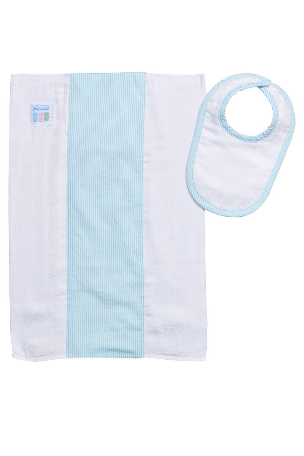 Silly Goose Drooler Bib & Burp Cloth Set image number 1