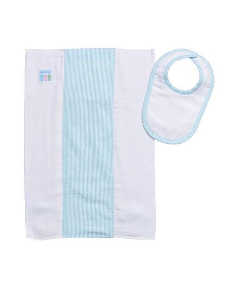 Silly Goose Drooler Bib & Burp Cloth Set