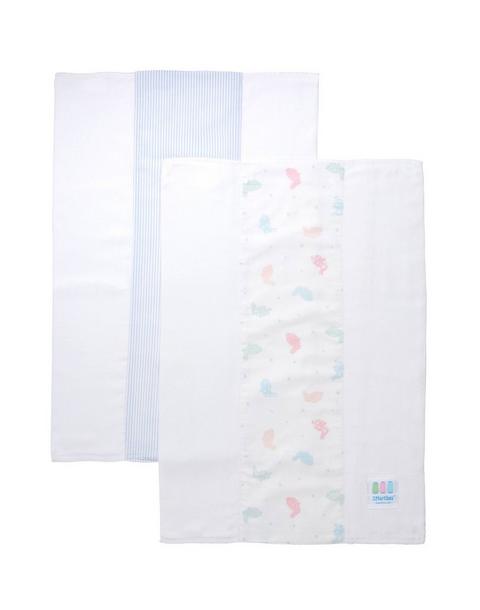 Blue Bunny Sets of Two Burp Cloths