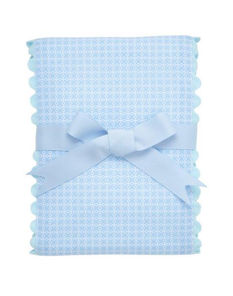 Airplane Dot Fancy Fabric Burp Cloth