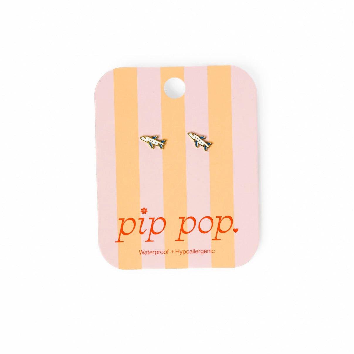 Airplane Stud Earrings image number 4
