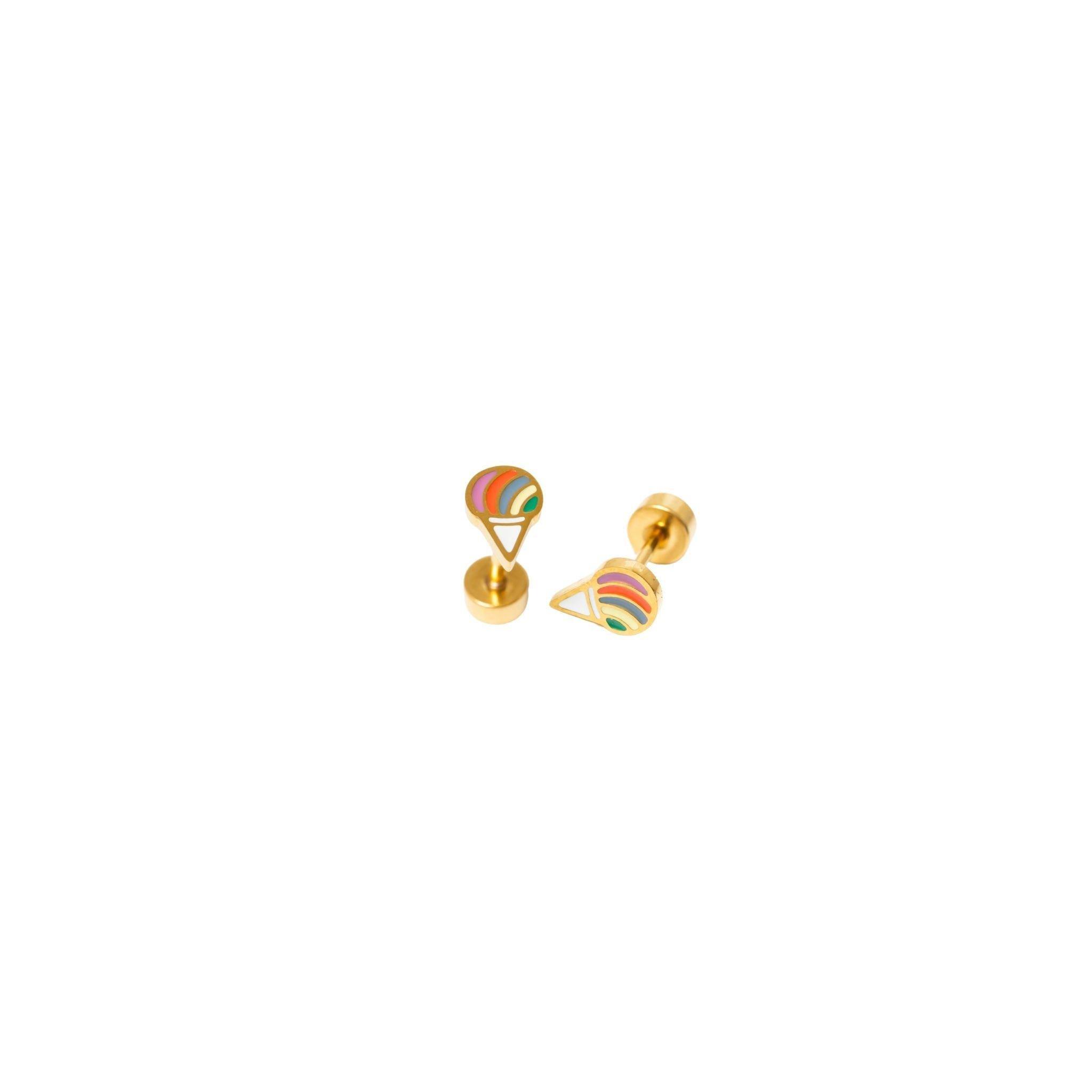 Snowcone Stud Earrings image number 2