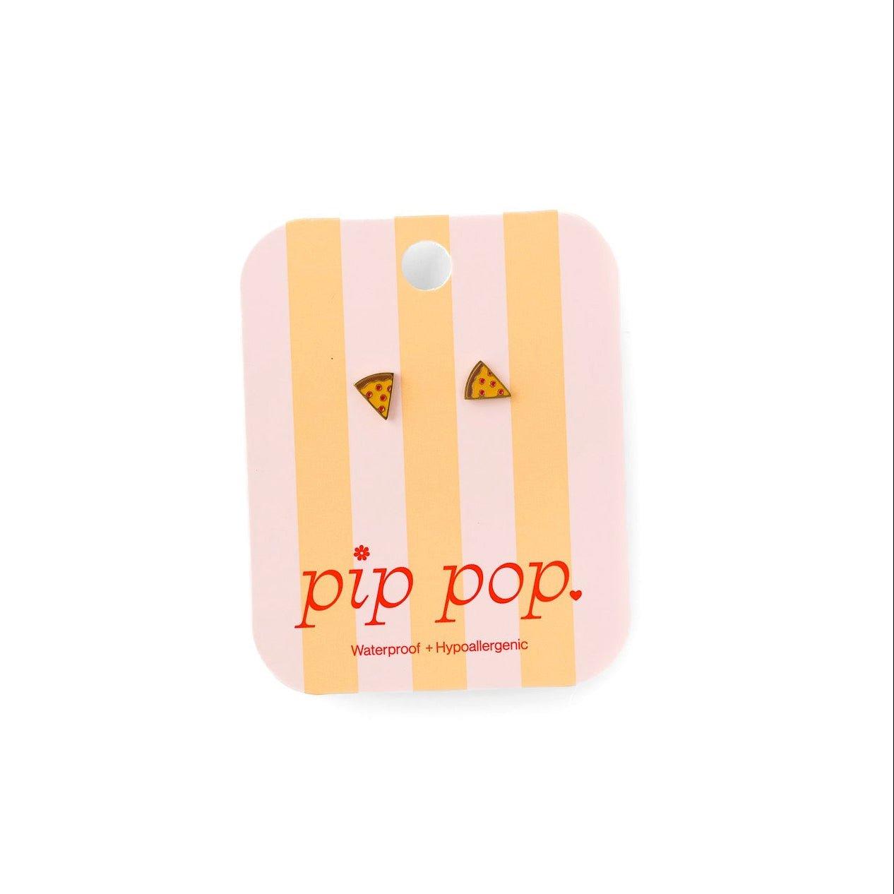 Pizza Stud Earrings image number 4