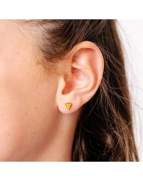 Pizza Stud Earrings