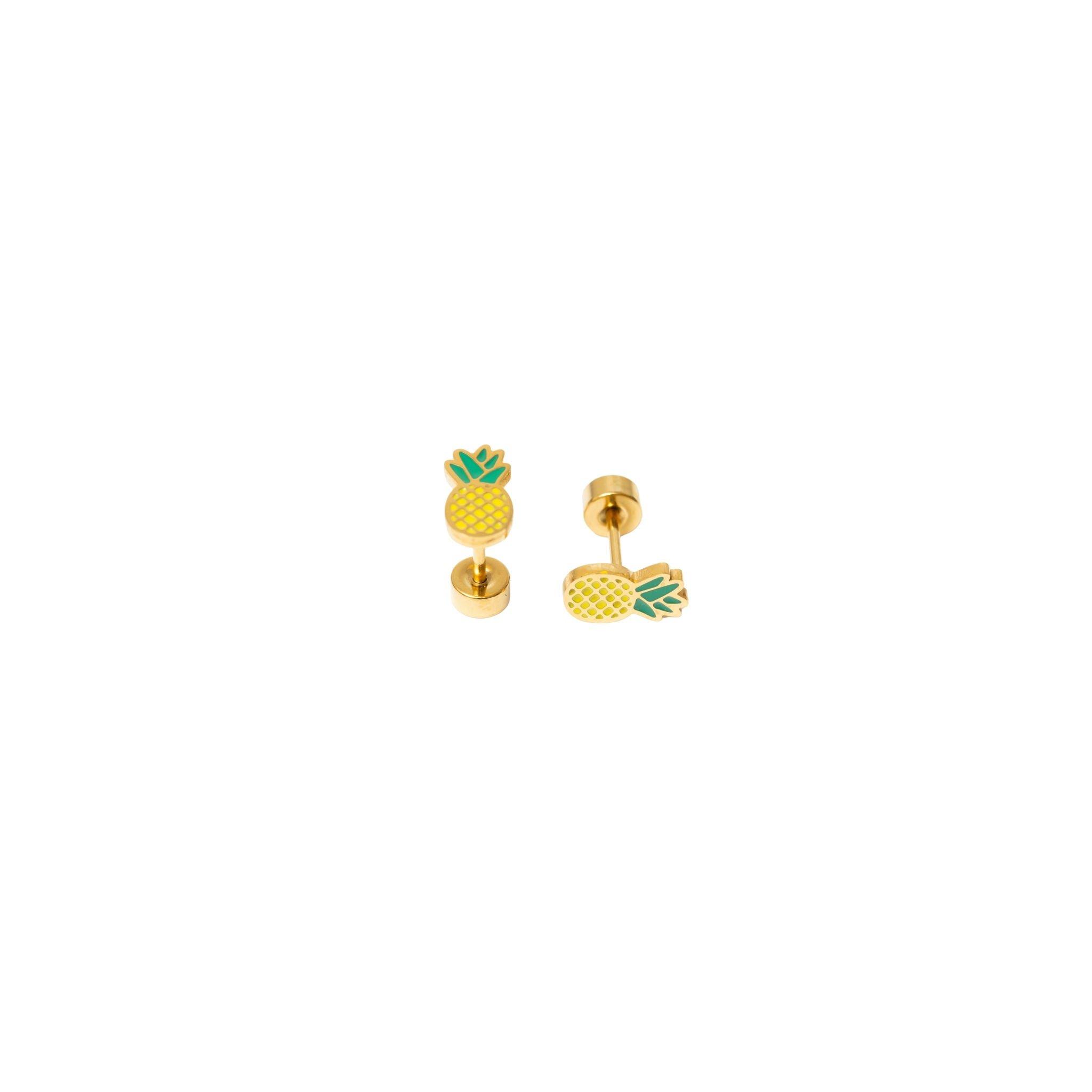 Pineapple Stud Earrings image number 2