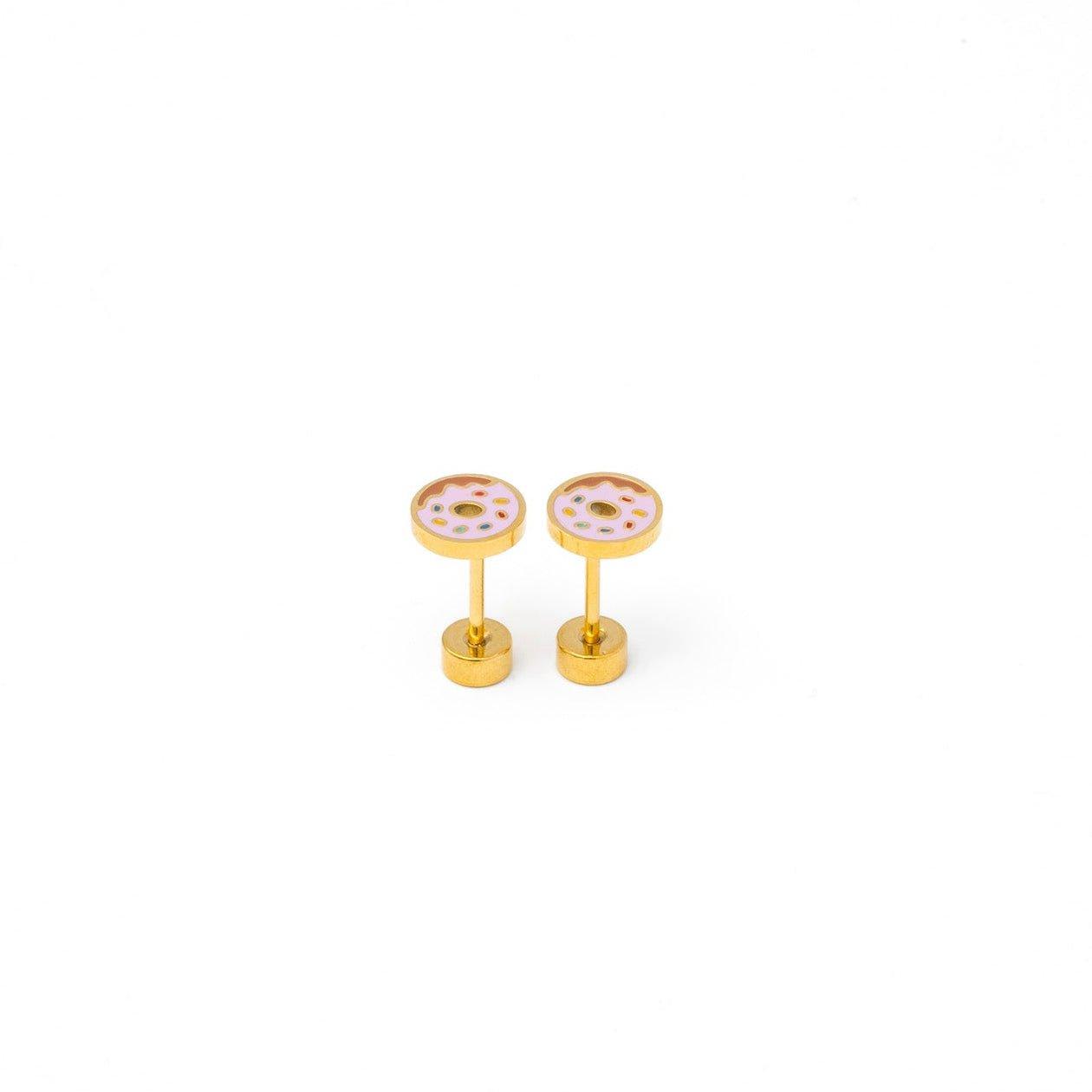 Donut Stud Earrings image number 2