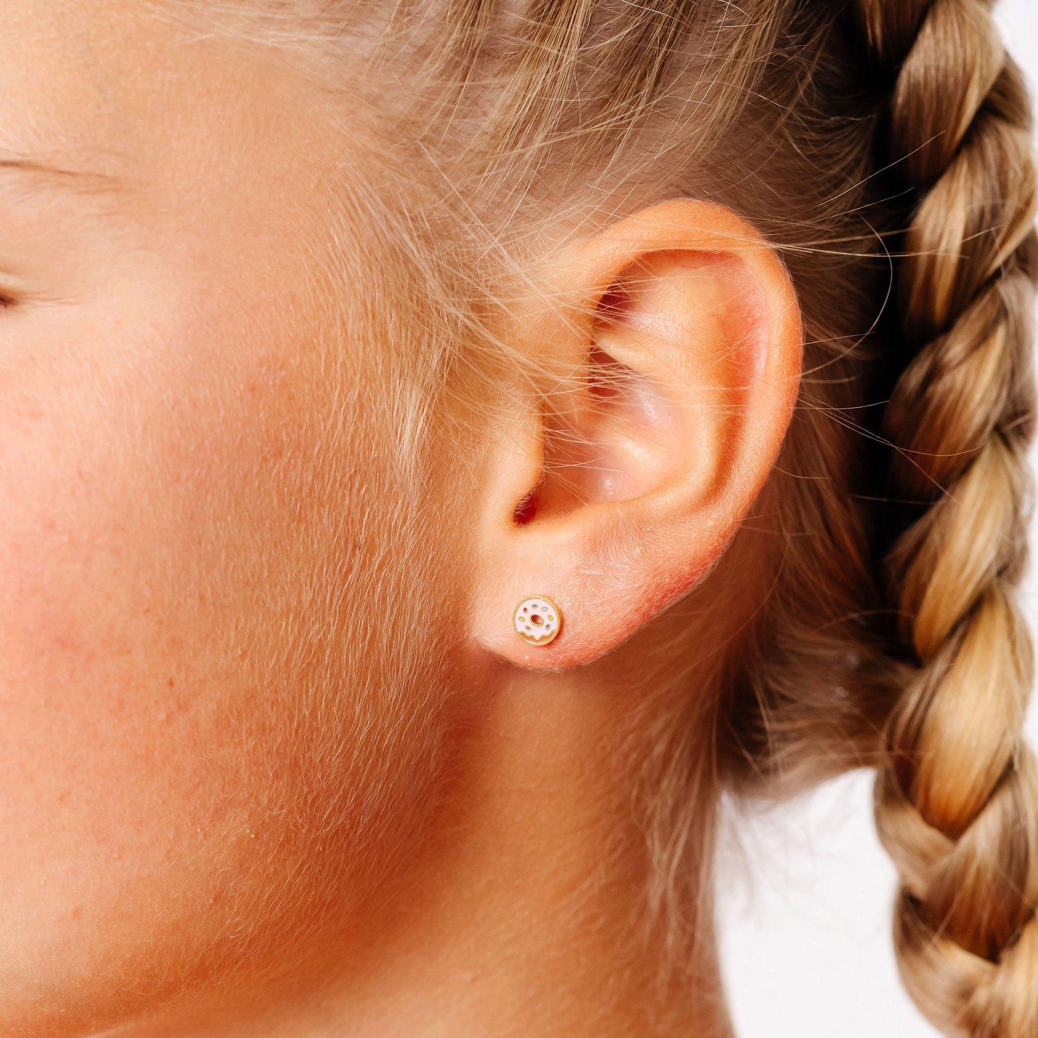 Donut Stud Earrings image number 1