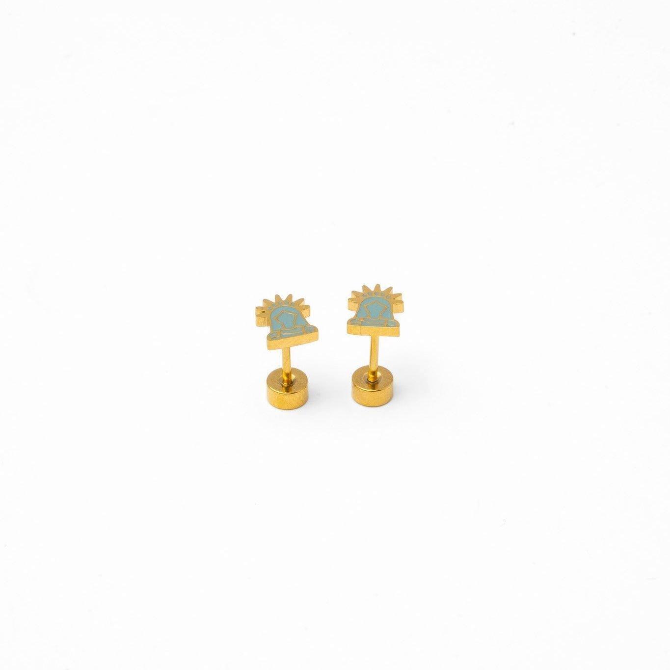 Lady Liberty Stud Earrings image number 2