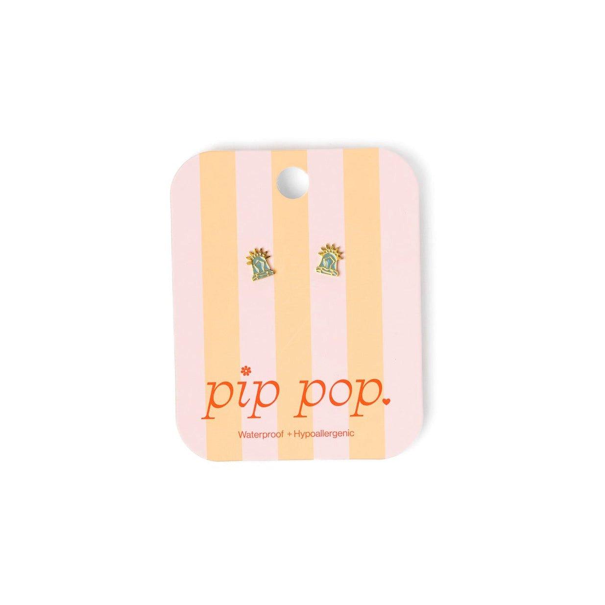 Lady Liberty Stud Earrings image number 4