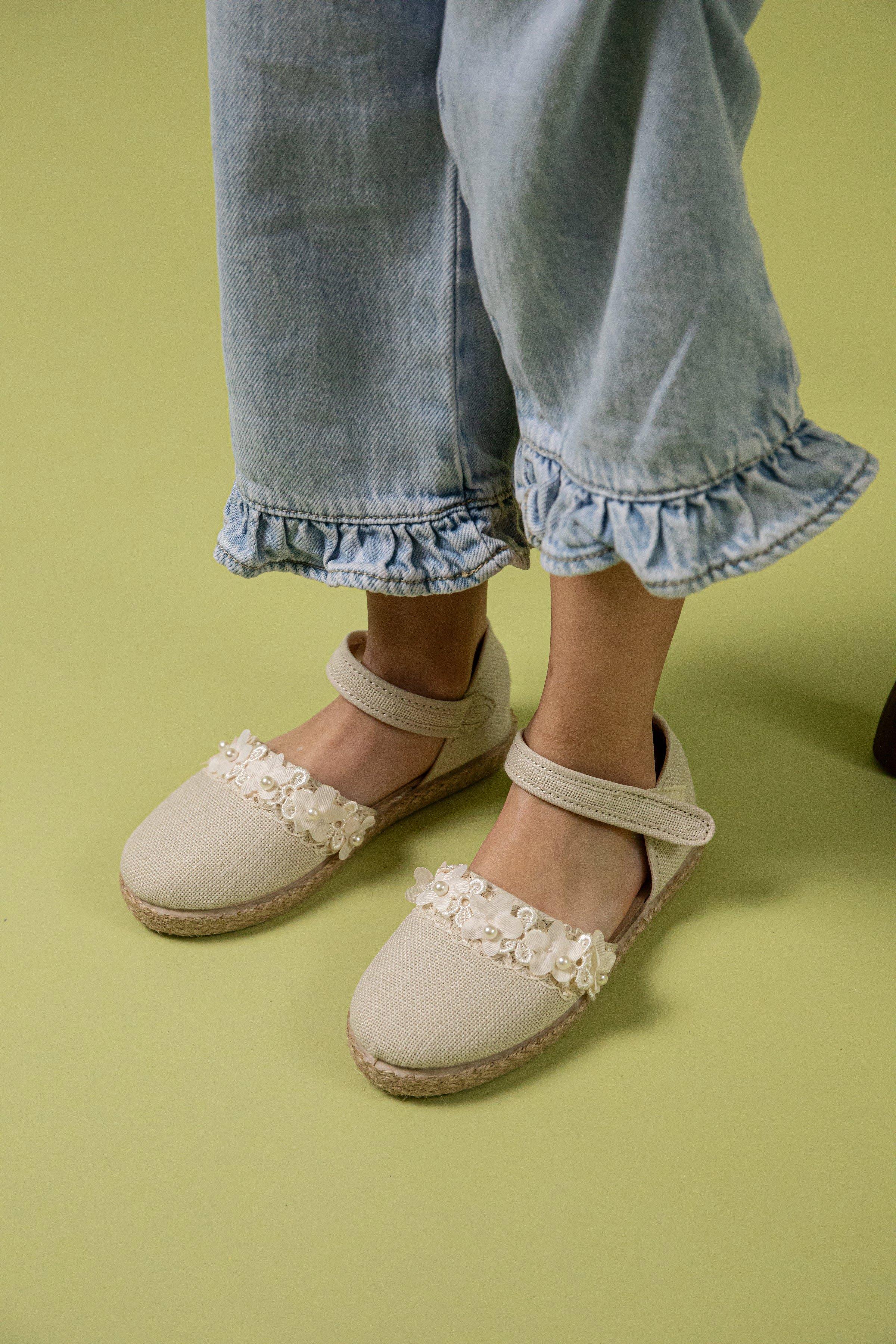 Birdie Espadrille | Cream image number 4