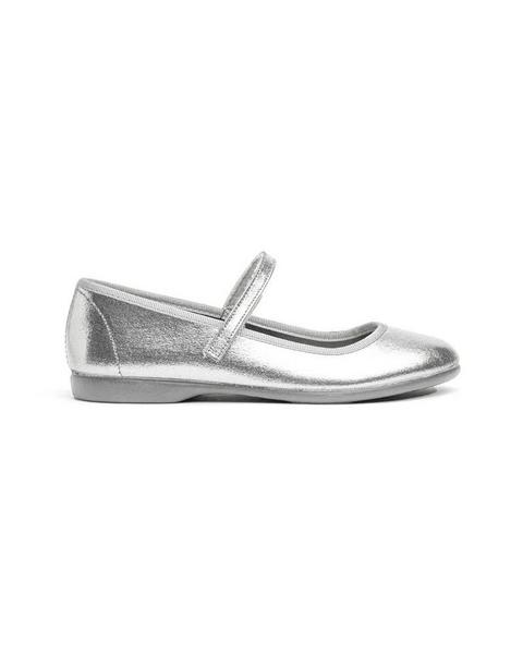Mila Mary Jane | Metallic Silver