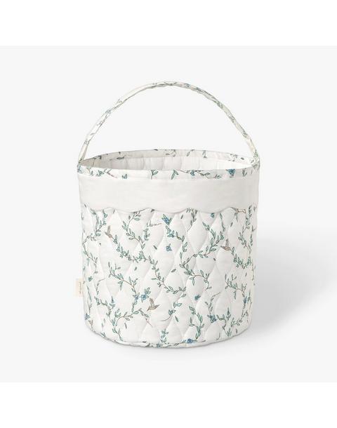 Quilted Storage Basket - Secret Garden