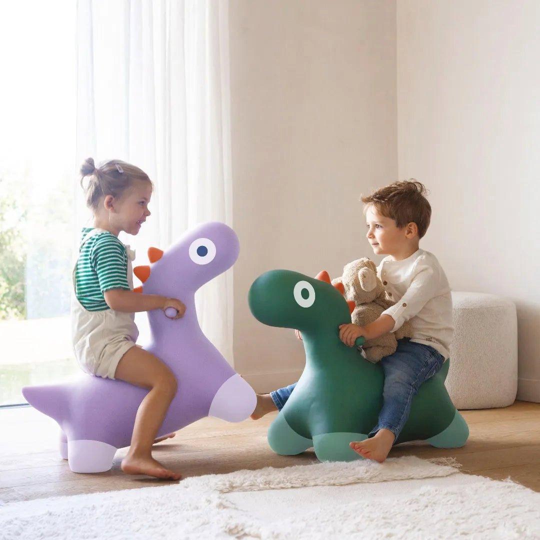 Hoppi Dino Green - Inflatable Toy for Kids image number 3