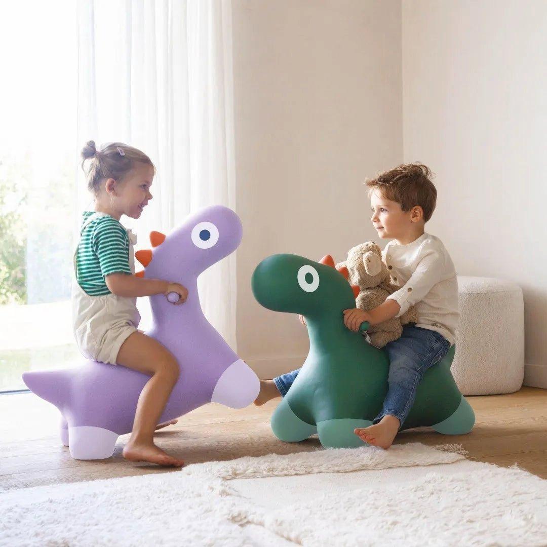 Hoppi Dino Lavender - Inflatable Toy for Kids image number 3