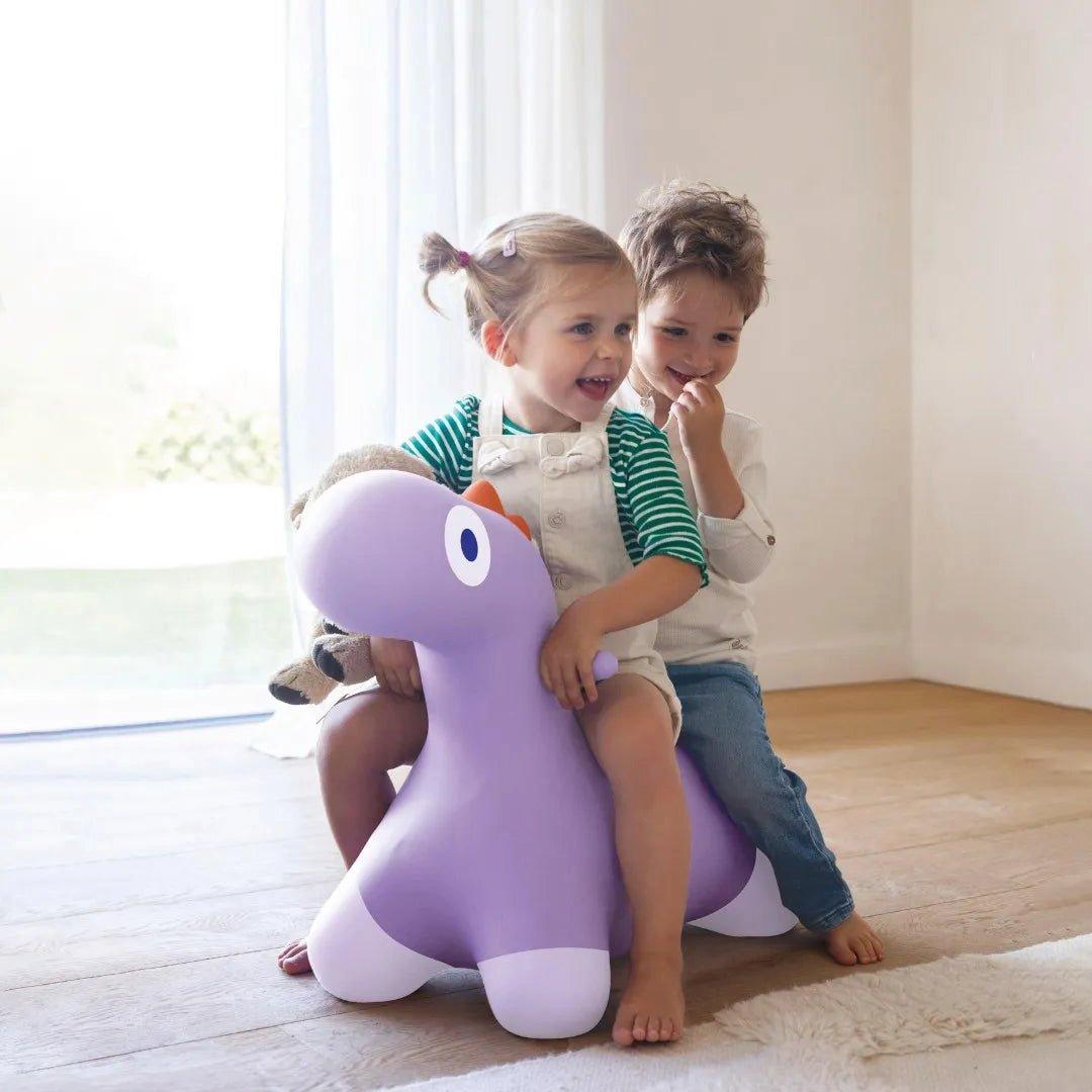 Hoppi Dino Lavender - Inflatable Toy for Kids image number 1