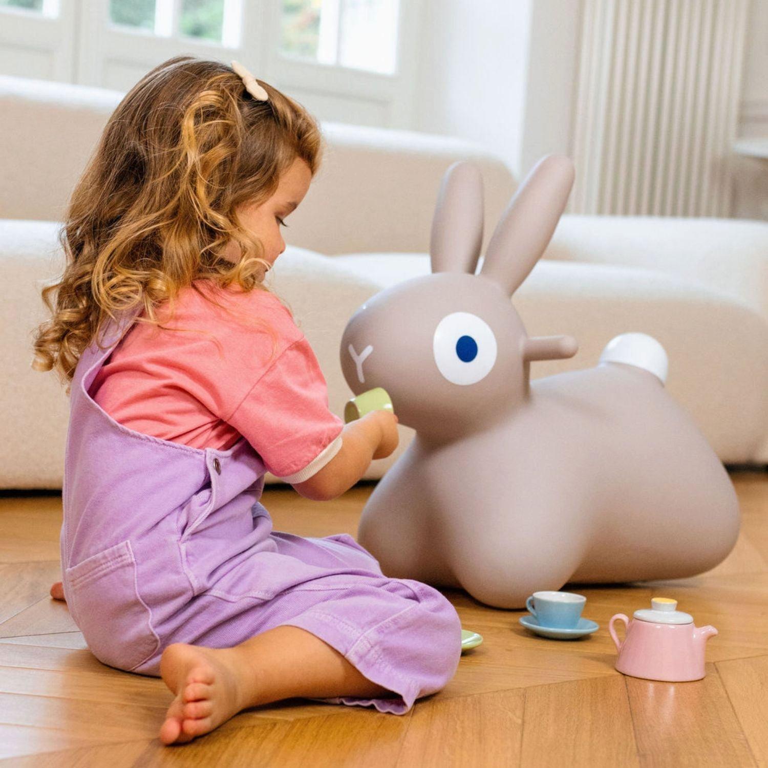 Hoppi Bunny Gray - Inflatable Toy for Kids image number 3