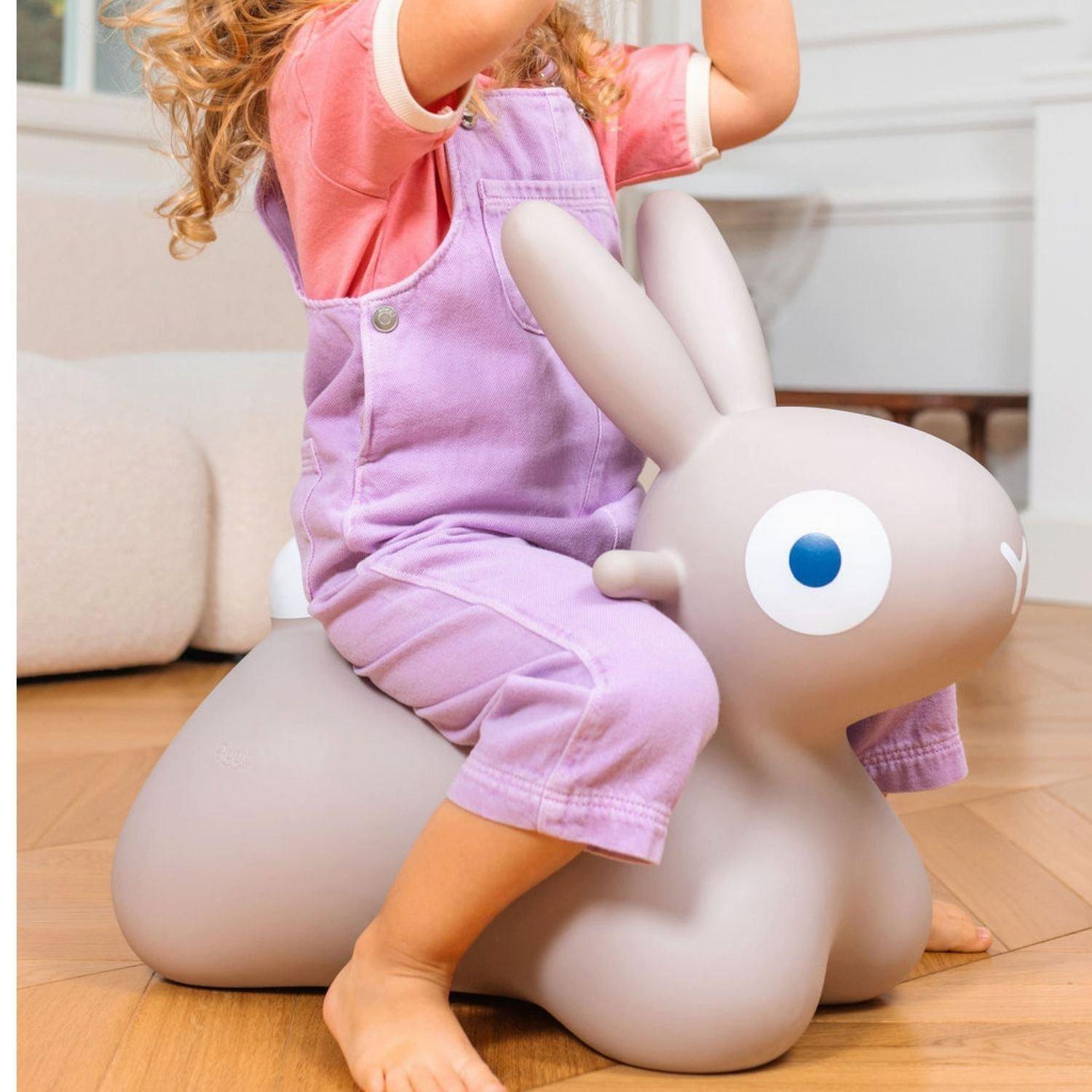 Hoppi Bunny Gray - Inflatable Toy for Kids image number 1