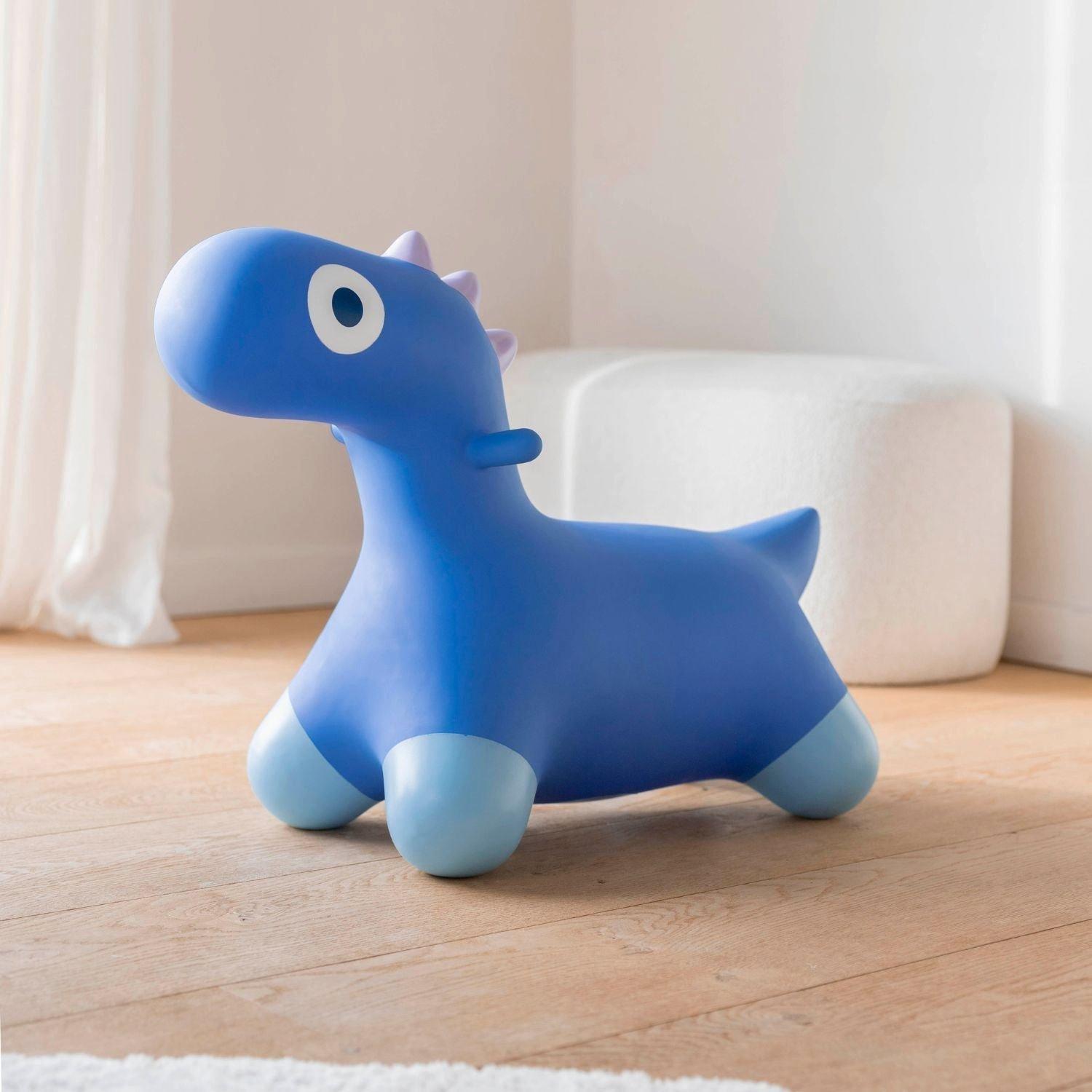 Hoppi Dino Cosmic Blue - Inflatable Toy for Kids image number 4