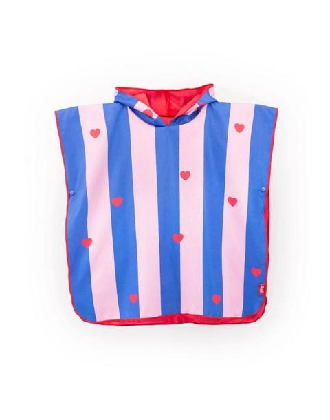 Beach Poncho Cherry – Quick-Drying Microfiber Kids Towel