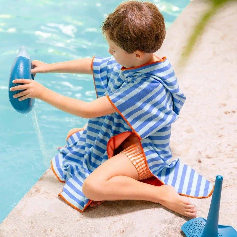 Beach Poncho Ocean &ndash; Quick-Drying Microfiber Kids Towel image number 3