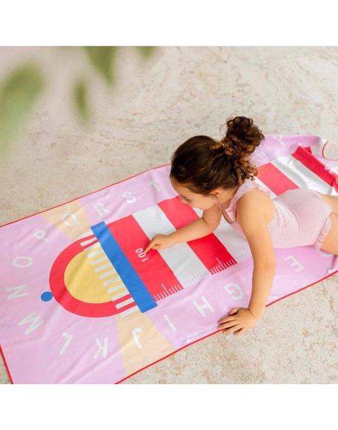 Beach Bag Set Cherry + Lighthouse Play Towel