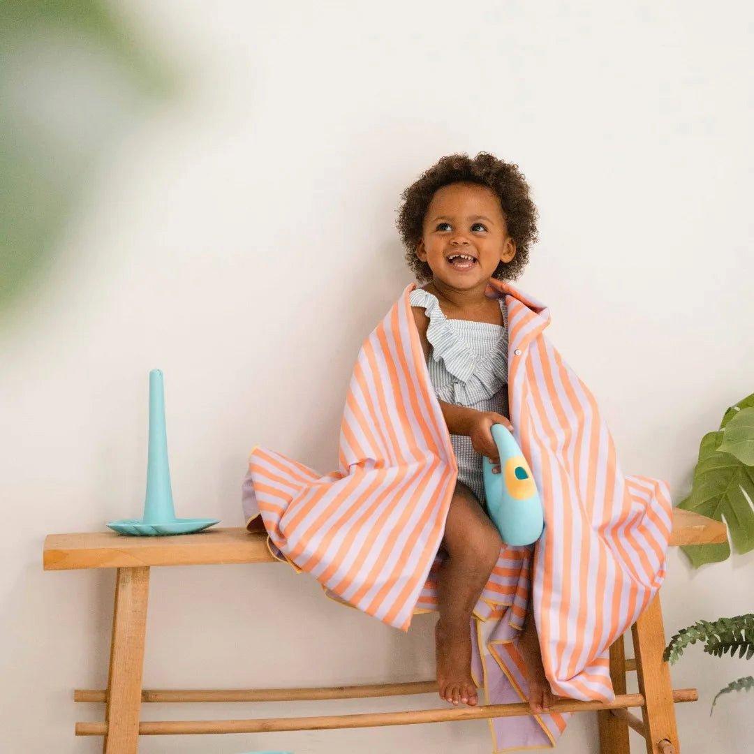 Play Towel On the Road Lavender &ndash; Double-Sided Kids Play Towel image number 2