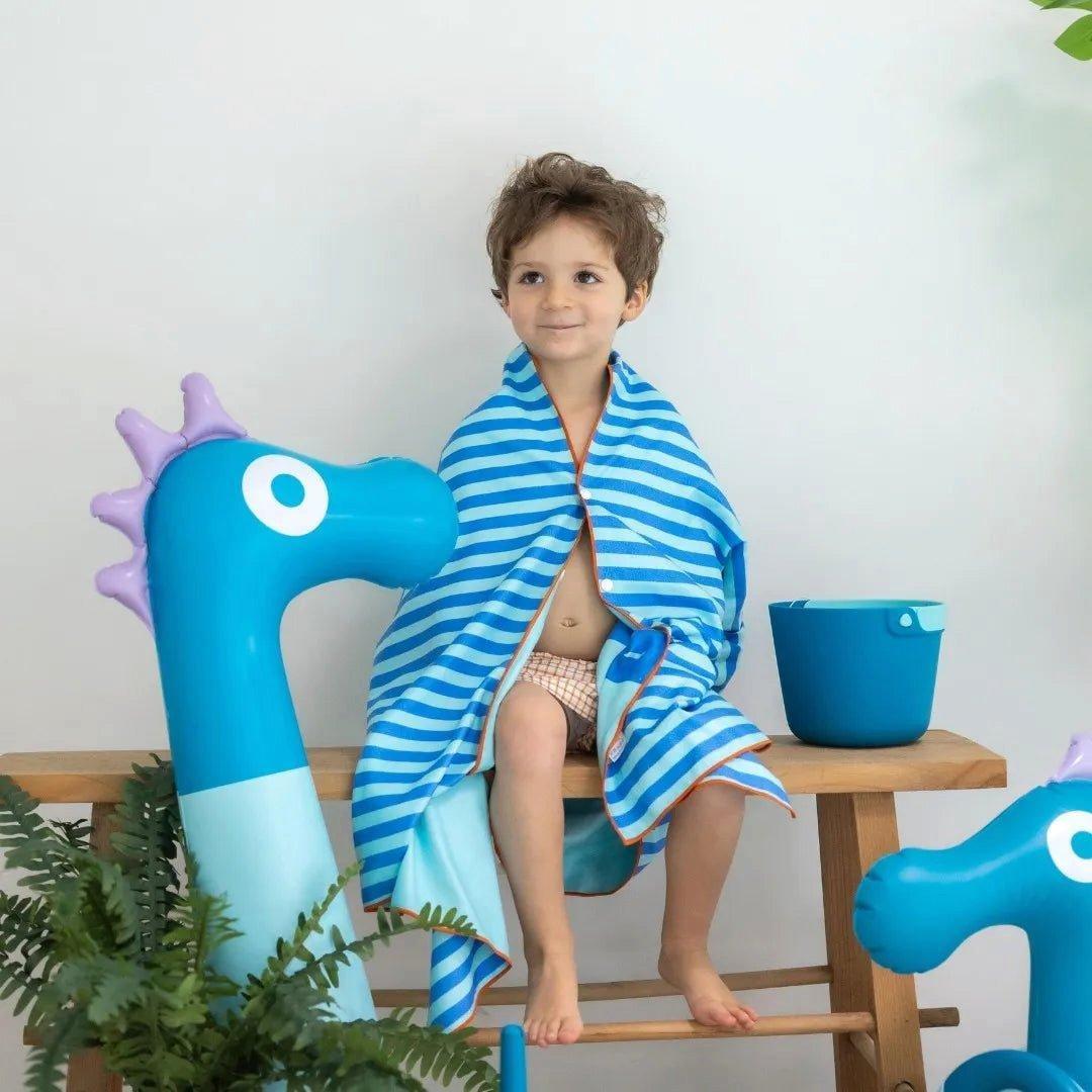 Play Towel On the Road Blue &ndash; Double-Sided Kids Play Towel image number 2