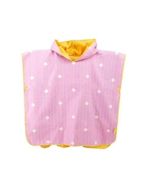 Beach Poncho Banana Pink – Quick-Drying Microfiber Kids Towel
