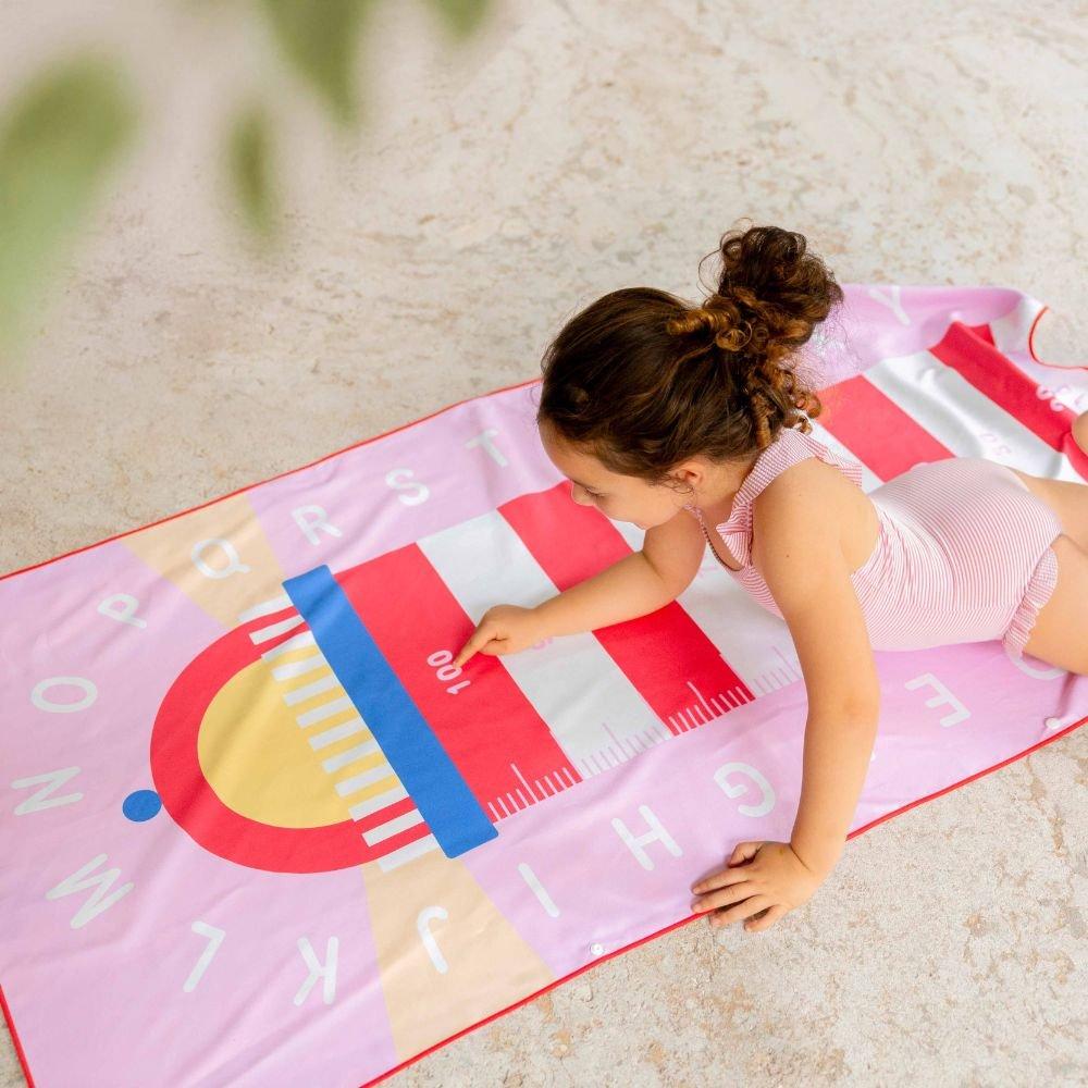 Quut Premium Beach Bundle Pink &ndash; 8-Piece Kids Beach & Outdoor Play Set image number 1
