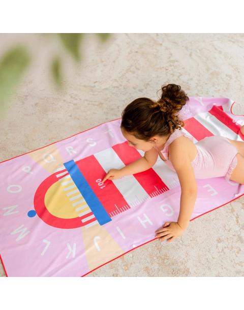 Quut Premium Beach Bundle Pink – 8-Piece Kids Beach & Outdoor Play Set