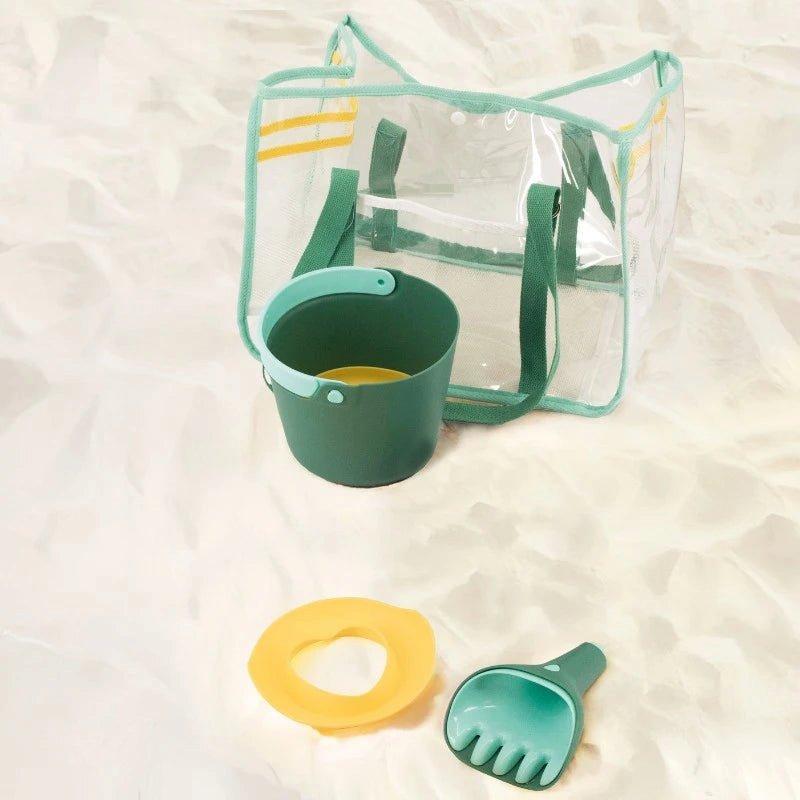 Beach Bag Set Garden Green + Safari Play Towel image number 2