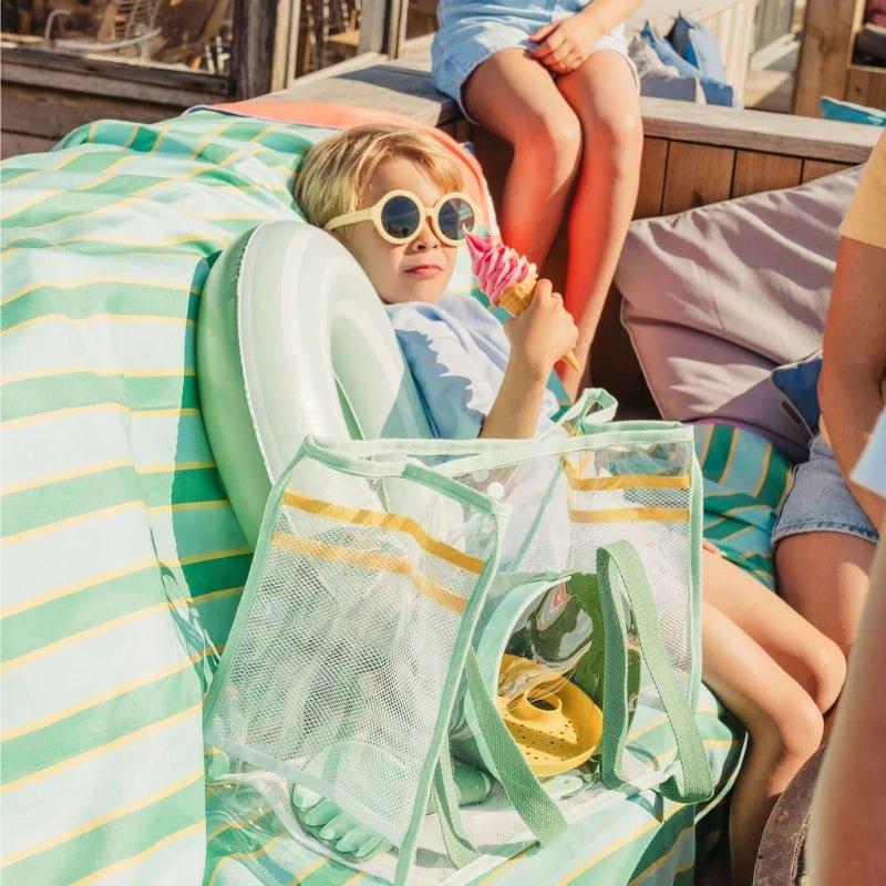 Beach Bag Set Garden Green + Safari Play Towel image number 4