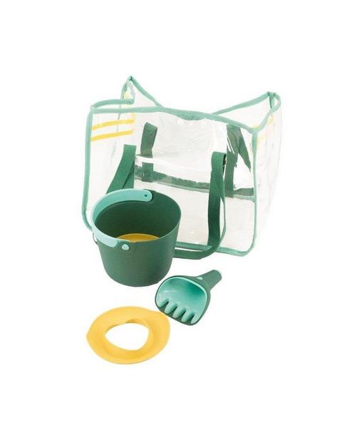 Quut Beach Set Garden Green – Bucki, Raki & Magic Sand Shaper