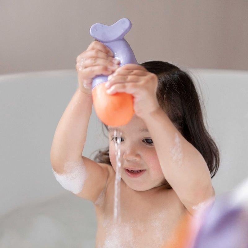 Whale Bath Bundle &ndash; Squeezi Whale, Bath Puzzle Whale & Cana Watering Can image number 2