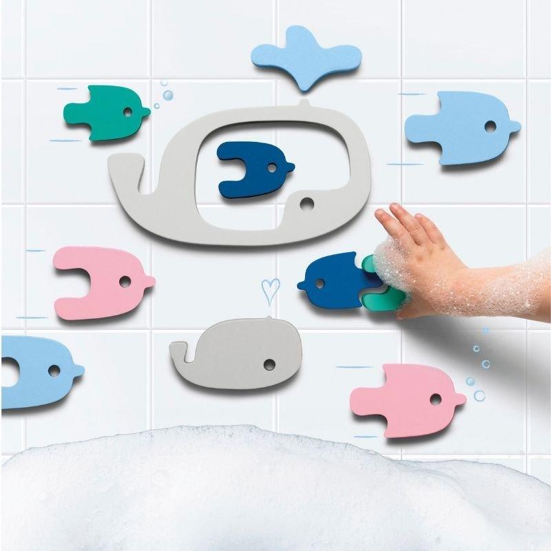 Whale Bath Bundle &ndash; Squeezi Whale, Bath Puzzle Whale & Cana Watering Can image number 4