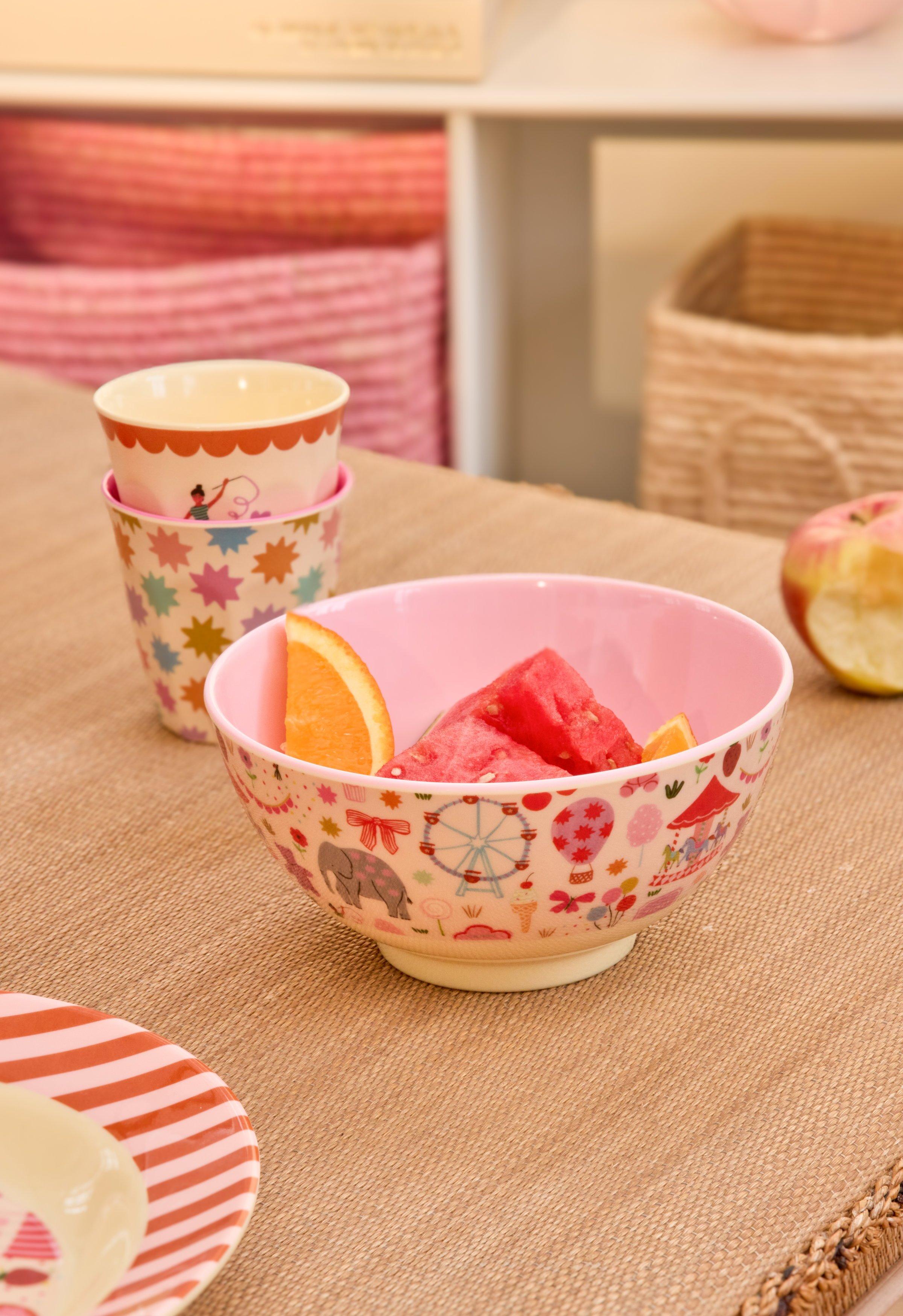 Melamine Bowl | Fun Fair Pink image number 1