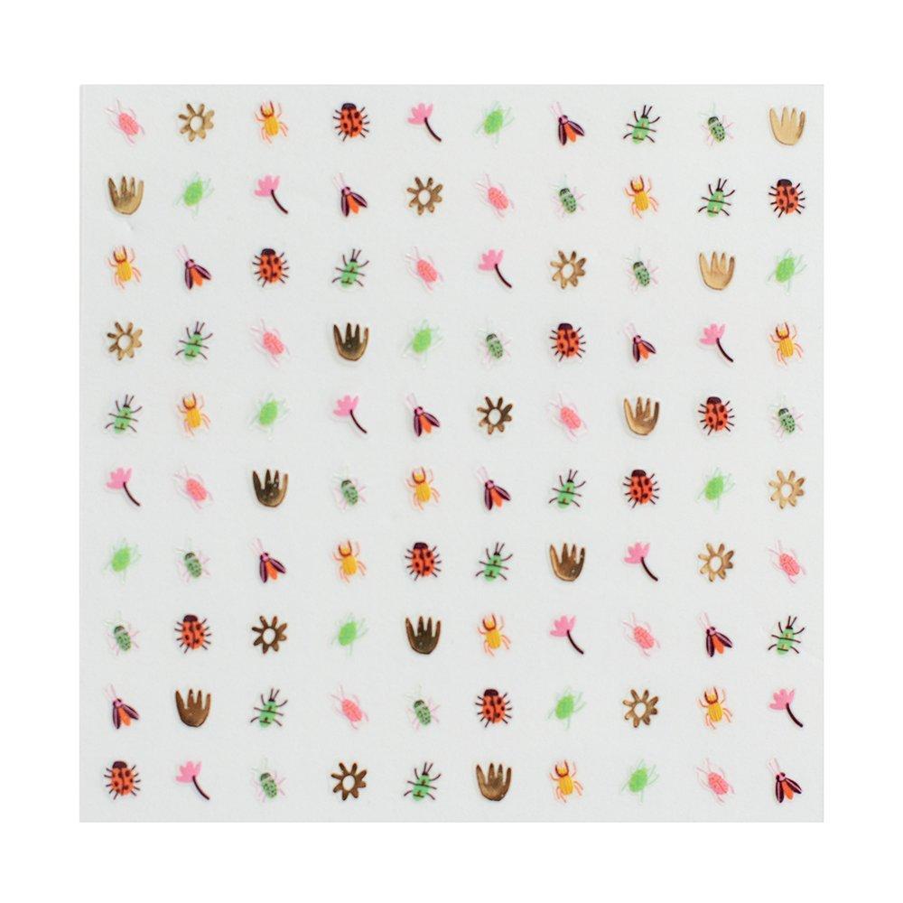 Backyard Bugs Nail Stickers image number 1