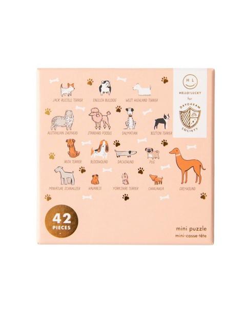 Bow Wow Puppy Double-Sided Mini Puzzle