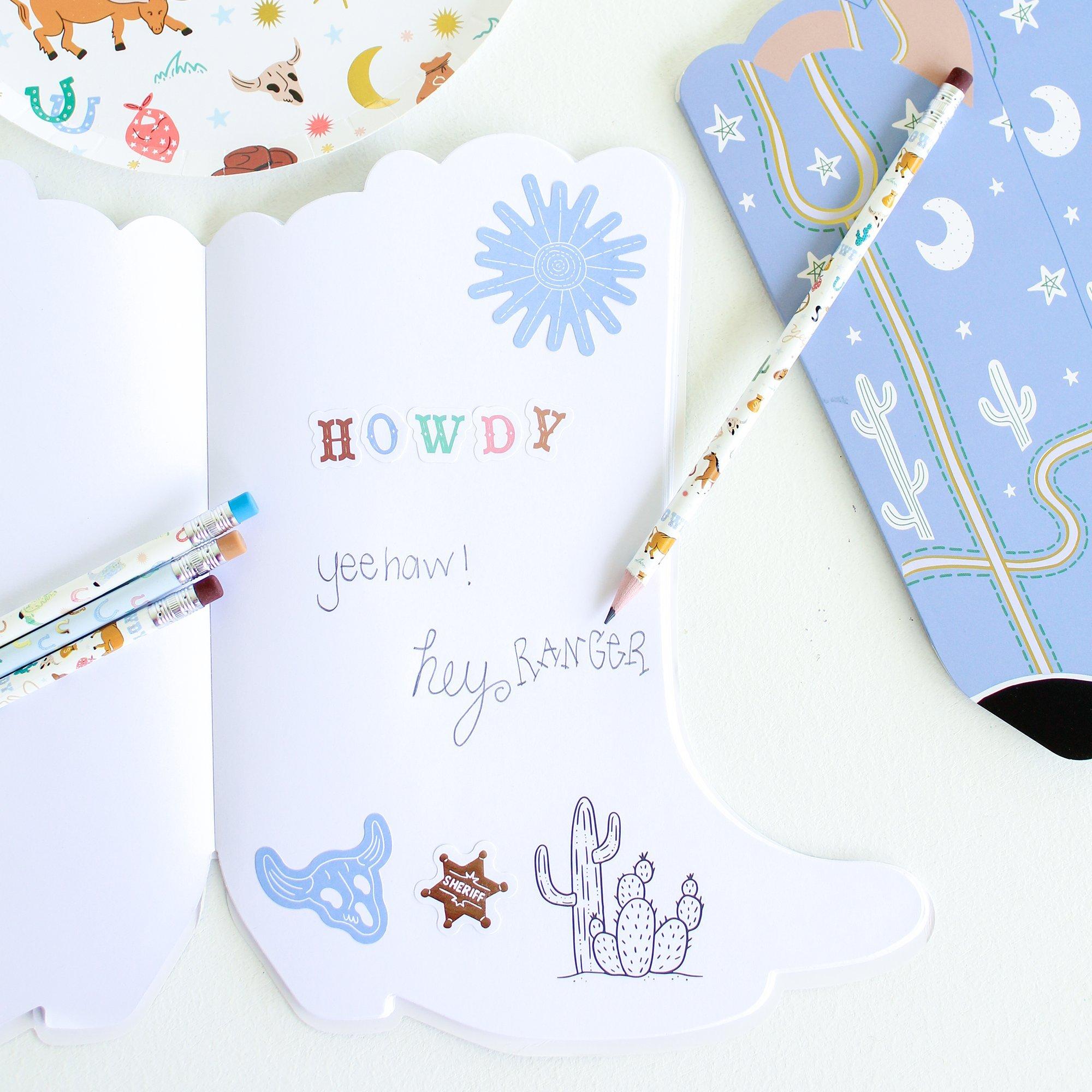 Yeehaw Sticker + Sketch Book image number 3