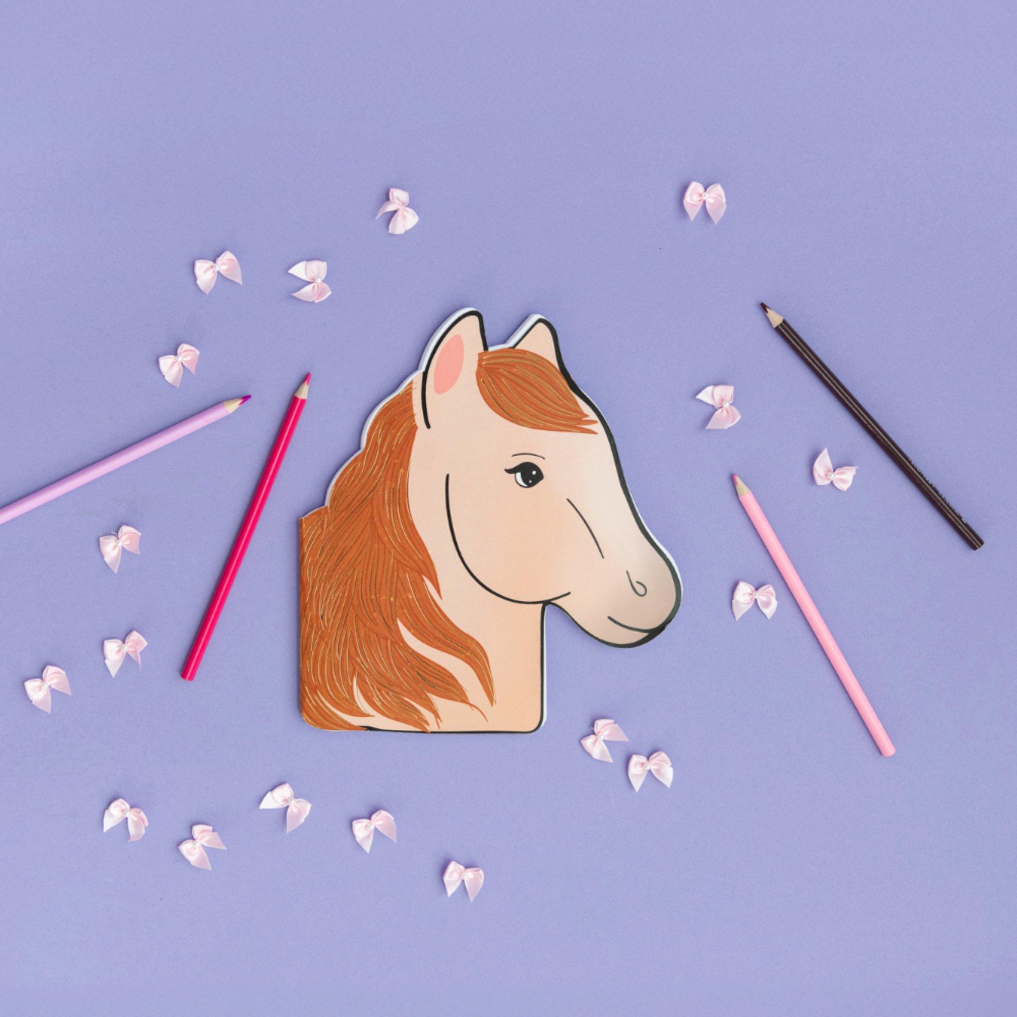 Horse Sticker + Sketch Book
