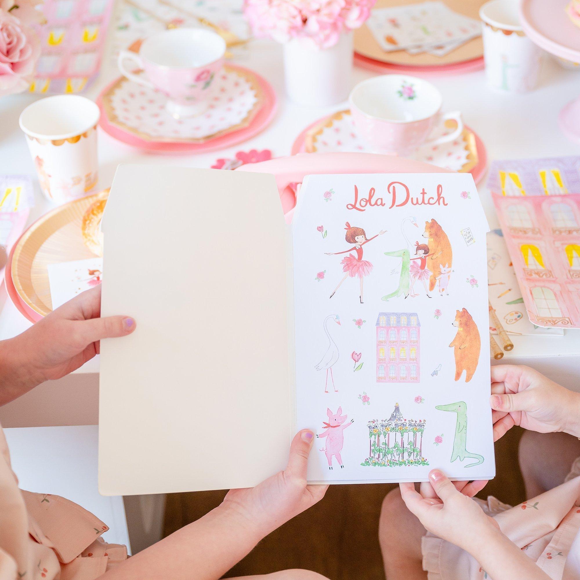 Lola Dutch Sticker + Sketch Book