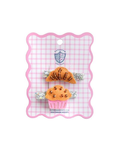 Breakfast Pastry Hair Clip Set