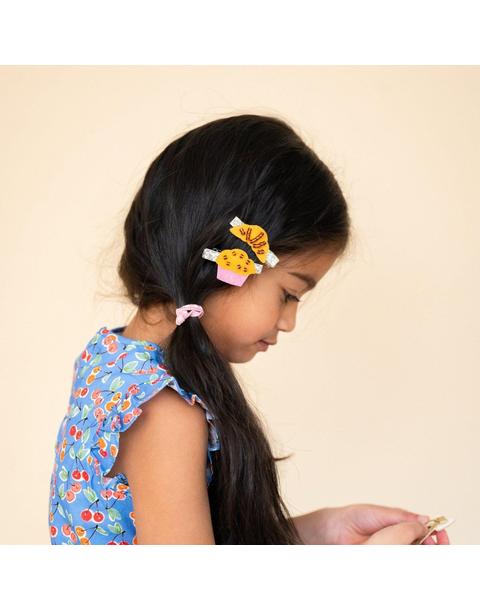 Breakfast Pastry Hair Clip Set