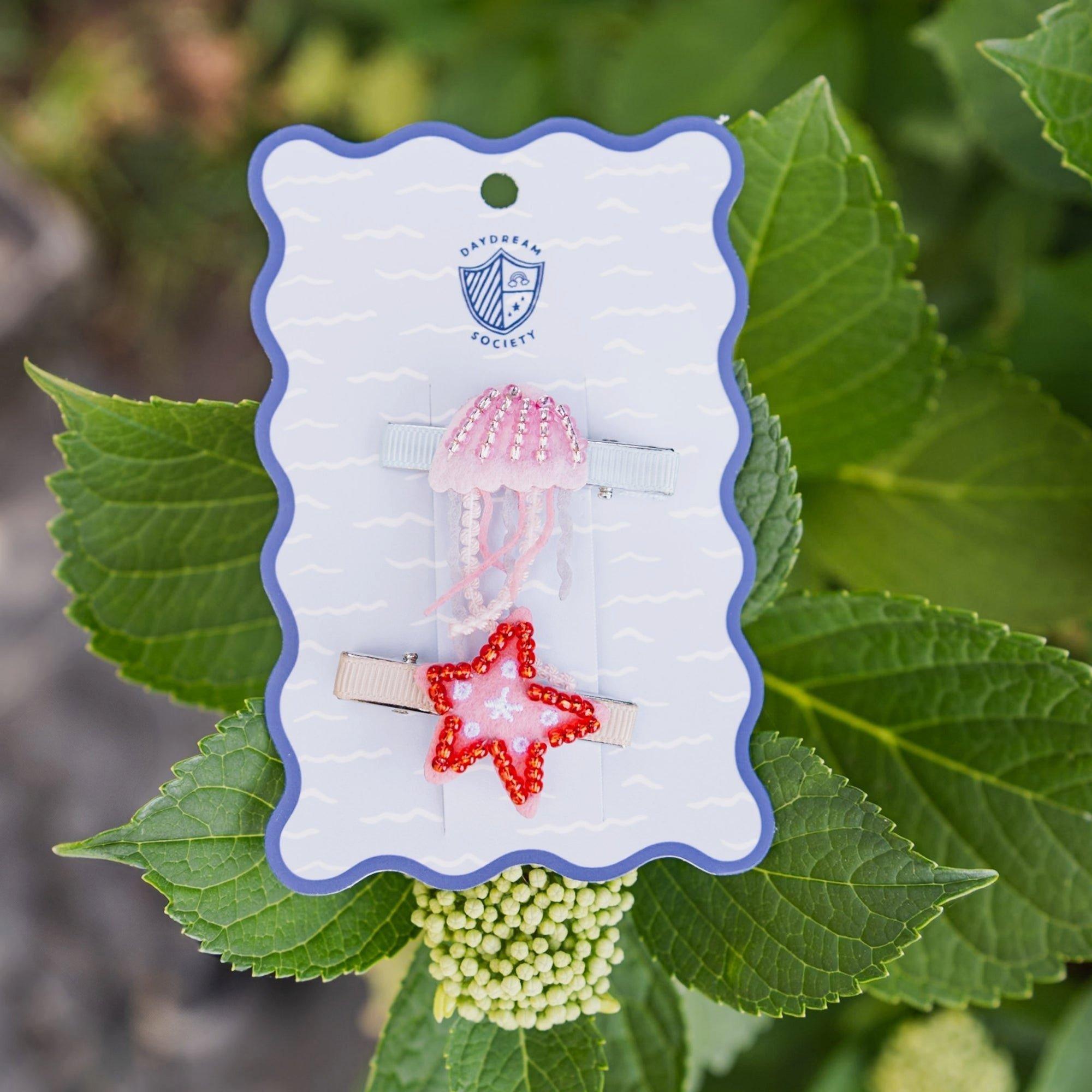 Seaside Jellyfish & Starfish Clip Set image number 2