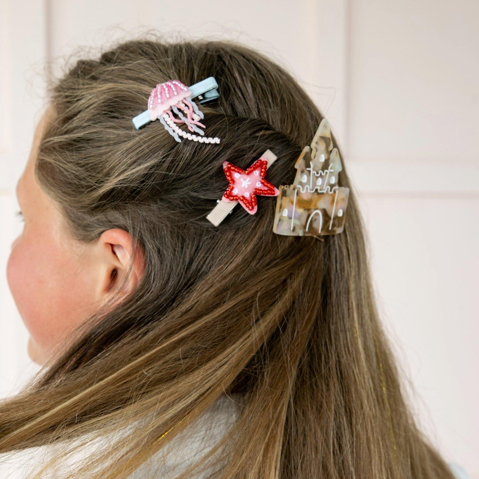 Seaside Jellyfish & Starfish Clip Set image number 1